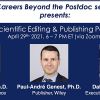 Careers Beyond the Postdoc - Scientific Editing & Publishing