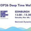Deep Time Walk - Edinburgh COP26