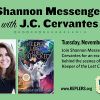Shannon Messenger with JC Cervantes
